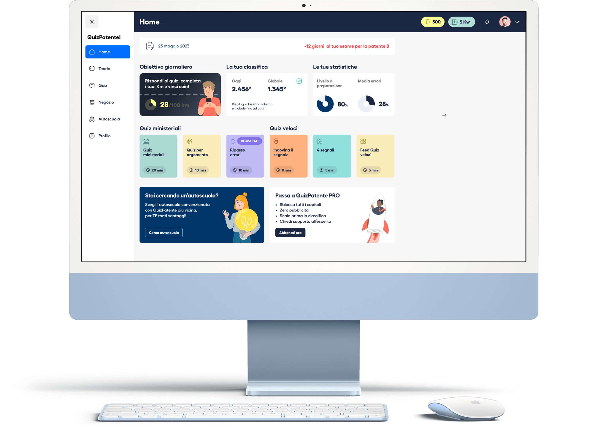 Quiz patente desktop device